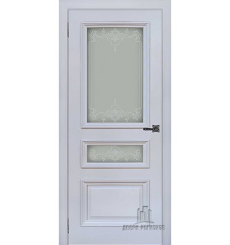 Дверь межкомнатная Неаполь 2 Серый шелк (Ral 7047)