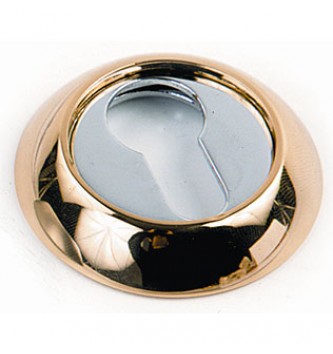 Накладка круглая на евроцилиндр CL 2 золото 