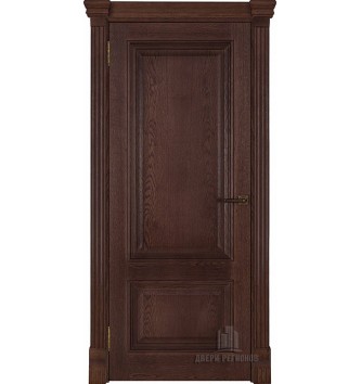 Дверь межкомнатная Корсика (широкий фигурный багет) Дуб Brandy