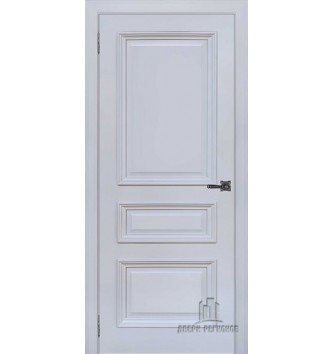 Дверь межкомнатная Неаполь 2 Серый шелк (Ral 7047)