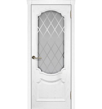 Дверь межкомнатная Монако Ясень жемчуг