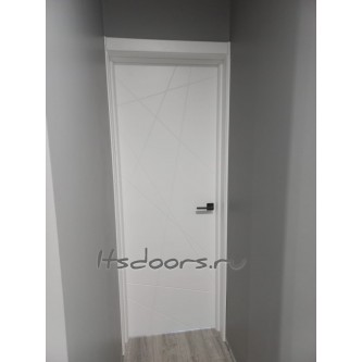 Дверь межкомнатная Стокгольм Эмаль белая
